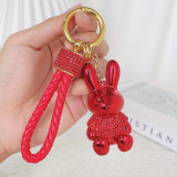 Little Rabbit Colorful Keychain Pendant Pendant Small Gift