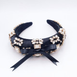 Baroque sponge full diamond  headband hair accessories