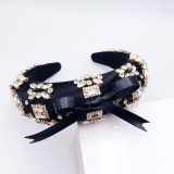 Baroque sponge full diamond  headband hair accessories