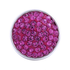18mm Sugar snaps Alloy with rose chunks rhinestones KB2314 snaps  jewelry