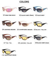 Butterfly Decoration Y2K Fashion Polarized Sunglasses Sunglasses