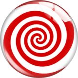 20MM Christmas Colored Candy Picture Cartoon  glass snap button charms