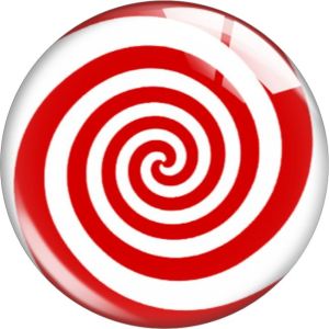 20MM Christmas Colored Candy Picture Cartoon  glass snap button charms