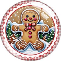20MM Christmas Animal Cattle Cartoon  glass snap button charms