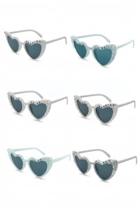 Love Glasses Wedding Birthday Party Sunglasses Fashion Pearl Sunglasses