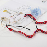Colored Non Metallic Neck Hanging Glasses Rope Chain Retro Sports Travel Glasses Anti Loss Rope