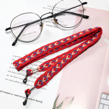 Colored Non Metallic Neck Hanging Glasses Rope Chain Retro Sports Travel Glasses Anti Loss Rope