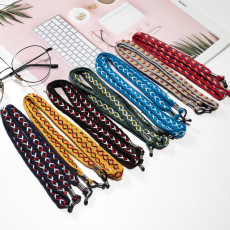 Colored Non Metallic Neck Hanging Glasses Rope Chain Retro Sports Travel Glasses Anti Loss Rope