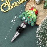 Christmas Gift Party Reunion Gift Christmas Tree Sealed Fresh Wine Stopper