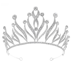 Alloy Crystal Crown Wedding Ball Party Bridal Crown