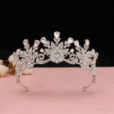 Alloy Crystal Crown Wedding Ball Party Bridal Crown