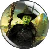 20MM Evil Witch  Wicked Cartoon  glass snap button charms
