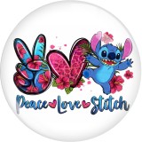 20MM 10Pcs/lot Stitch glass snap button charms