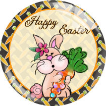20MM 10Pcs/lot  Holiday glass snap button charms