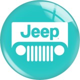 20MM 10Pcs/lot car Jeep Print glass snaps buttons  DIY jewelry