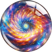 20MM 10pcs/lot Colorful patterns glass snap button charms