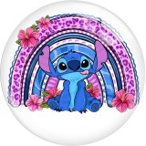 20MM 10Pcs/lot Stitch glass snap button charms