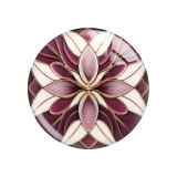 20MM 10Pcs/lot figure glass snap button charms