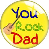 20MM 10pcs/lot best dad Cartoon  glass snap button charms