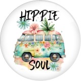 20MM 10Pcs/lot festival Print glass snaps buttons  DIY jewelry
