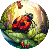 20MM 10Pcs/lot animal Print glass snap button charms