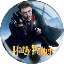 20MM 10Pcs/lot Harry Potter Print glass snap button charms