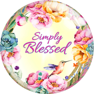 20MM 10Pcs/lot BLESS Print glass snap button charms