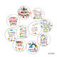 20MM 10pcs/lot Danke wachsen glass snap button charms