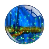 20MM 10pcs/lot Faith Cross Easter Print glass snap button charms