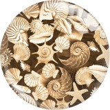 20MM 10Pcs/lot  animal Print glass snaps buttons  DIY jewelry