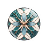 20MM 10Pcs/lot figure glass snap button charms