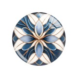 20MM 10Pcs/lot figure glass snap button charms