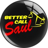 20MM 10Pcs/lot Classic Movie Better Call Saul Print glass snaps buttons  DIY jewelry