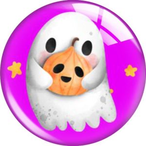 20MM 10pcs/lot Halloween  Cartoon  glass snap button charms