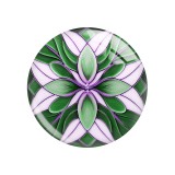 20MM 10Pcs/lot figure glass snap button charms