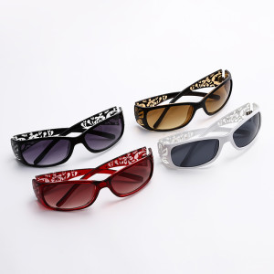 Mirror laser studded diamond trendy sunglasses popular sunglasses