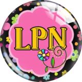 20MM 10pcs/lot nurse Cartoon  glass snap button charms