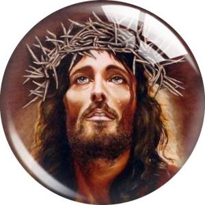 20MM 10pcs/lot Jesus glass snap button charms