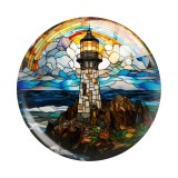 20MM 10pcs/lot Faith Cross Easter Print glass snap button charms
