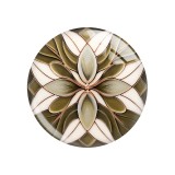 20MM 10Pcs/lot figure glass snap button charms