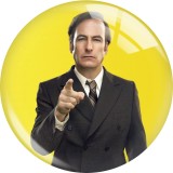 20MM 10Pcs/lot Classic Movie Better Call Saul Print glass snaps buttons  DIY jewelry