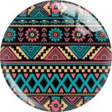 20MM 10Pcs/lot design Print glass snap button charms