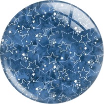 20MM 10Pcs/lot Baseball Starry Sky Print glass snaps buttons  DIY jewelry
