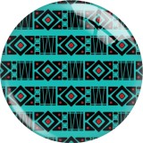 20MM 10Pcs/lot design Print glass snap button charms