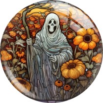 20MM 10Pcs/lot Halloween Print glass snaps buttons  DIY jewelry
