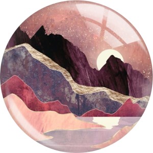20MM 10Pcs/lot views star moon glass snap button charms