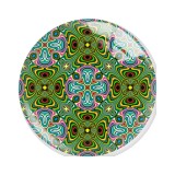 20MM 10pcs/lot Mandala Retro colored patterns Print glass snap button charms