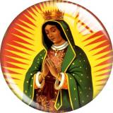 20MM 10pcs/lot Jesus glass snap button charms
