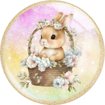 20MM 10Pcs/lot Rabbit Easter Print glass snap button charms