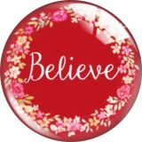 20MM 10pcs/lot faith Cartoon  glass snap button charms